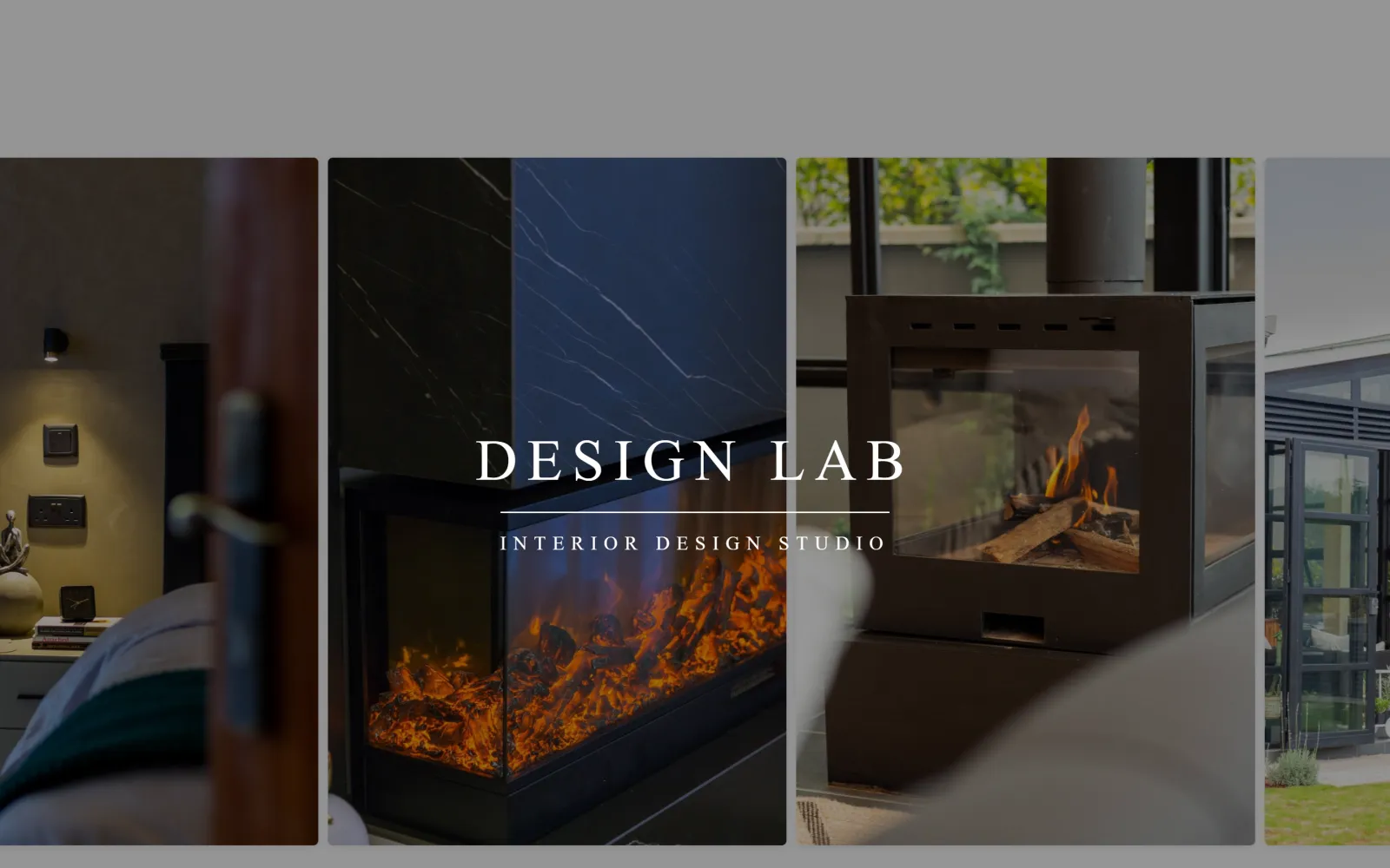 Homepage of the DesignLab website built by Blessedave Technologies